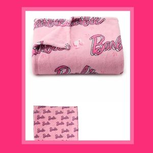 BARBIE PLUSH THROW.